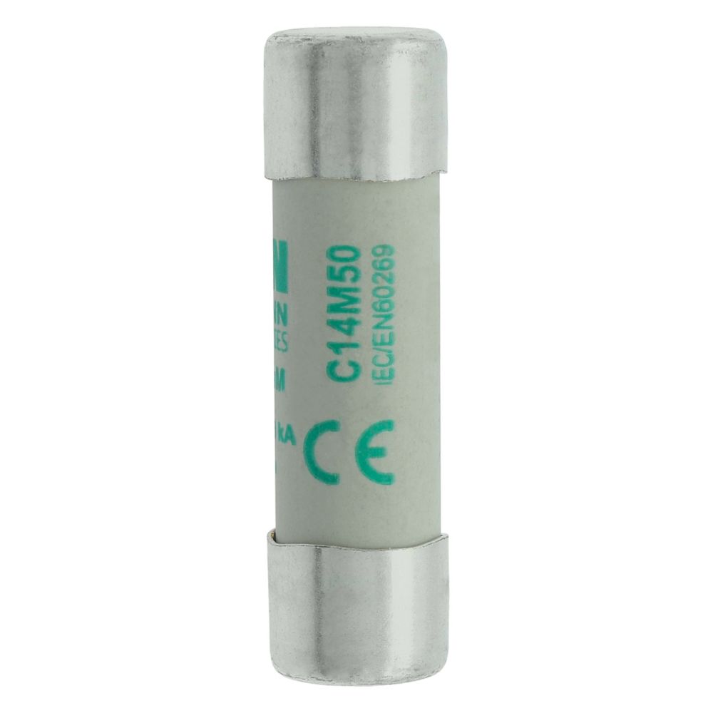 Eaton 50A Ceramic Cartridge Fuse, 14 x 51mm