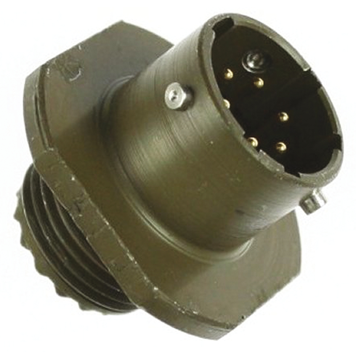 Amphenol Limited, 62GB 6 Way Cable Mount MIL Spec Circular Connector Receptacle, Pin Contacts,Shell Size 10, Bayonet