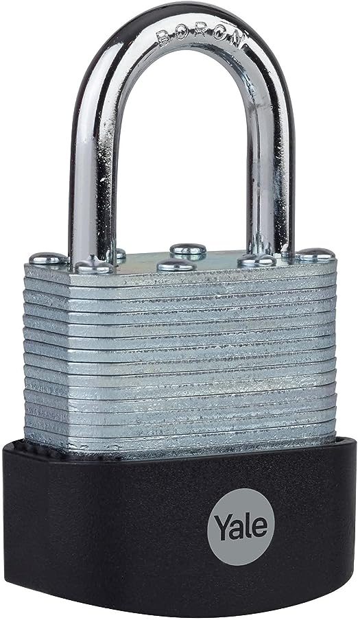 Yale1 Padlock Weatherproof Padlock, 6mm Shackle, 47mm Body