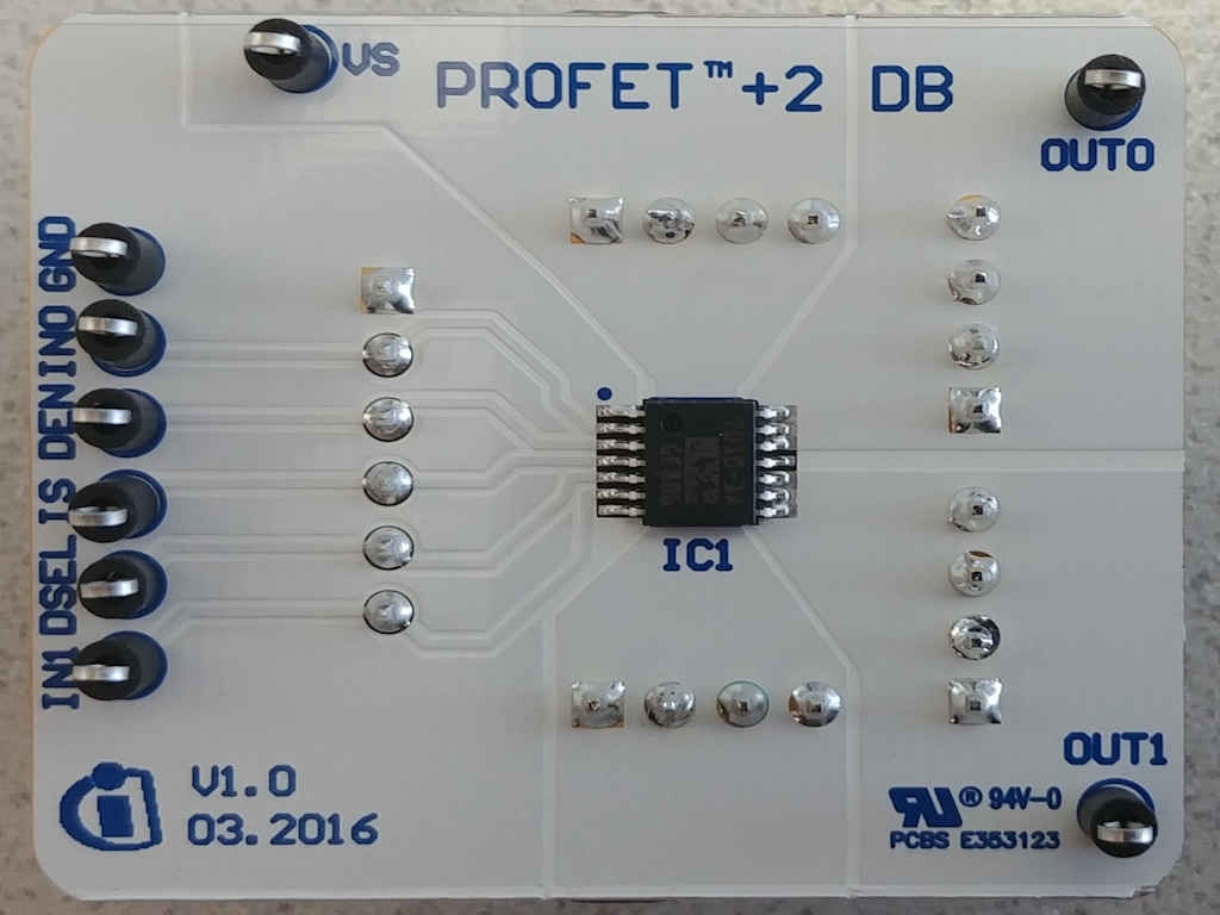 Infineon BTS7040-1EPA DAUGH BRD Evaluation Board for BTS7040-1EPA for Automotive
