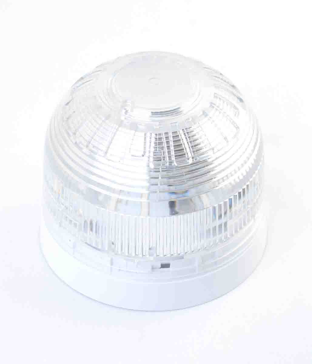 Klaxon Clear Sounder Beacon, 17 → 60 V dc, IP21, 106dB at 1 Metre