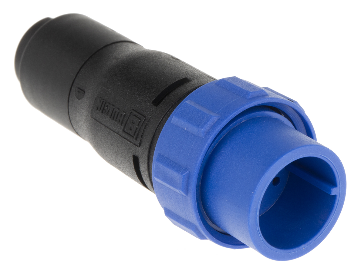 Bulgin Circular Connector, 8 Contacts, Cable, Miniature Connector, Plug, Male, IP68, Buccaneer 400 Series
