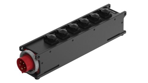 Neutrik 1 Gang Power Distribution Unit, 16A, 400 V ac