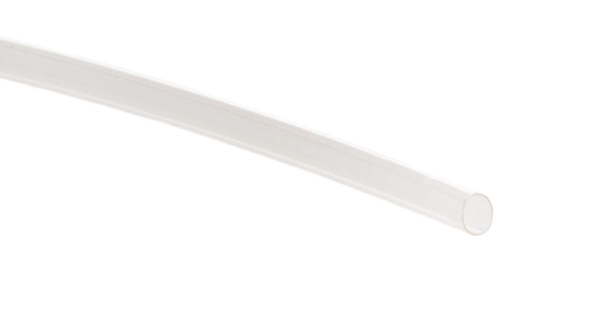 TE Connectivity Heat Shrink Tubing, Clear 2.4mm Sleeve Dia. x 1.2m Length 2:1 Ratio, RT-375 Series