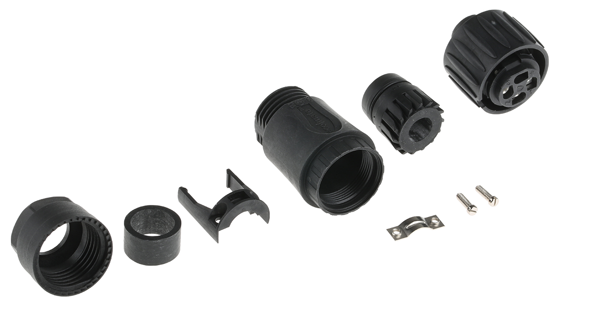 Amphenol Industrial Circular Connector, 3 Contacts, Cable, Standard Connector, Socket, Female, IP67, Ecomate M Series