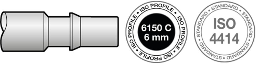 PREVOST Wall Mounted 10m Air Hose Reel, 10mm Inner Diameter, 14mm Outer Diameter, 750L/min Flow Rate