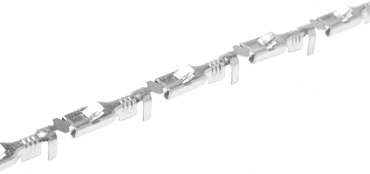 TE Connectivity FASTIN-FASTON .110 Uninsulated Female Spade Connector, Receptacle, 2.79 x 0.79mm Tab Size, 0.5mm² to