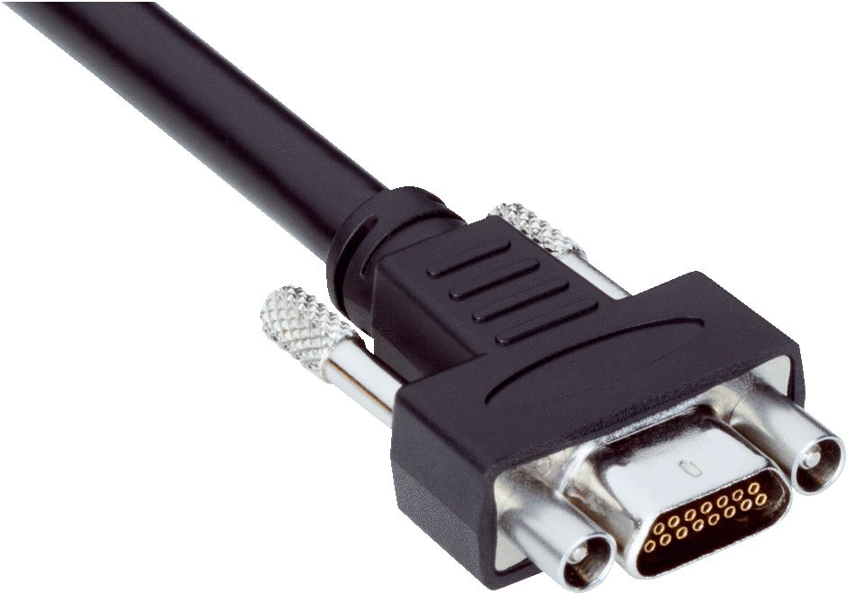 SICK Male Micro D-Sub Cable, 2m, 20678 Series