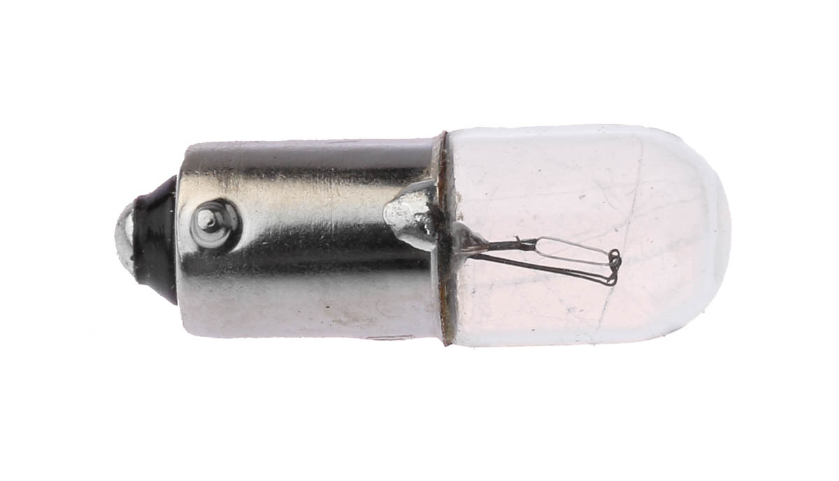 RS PRO BA9s Indicator Light, Clear, 24 V, 50 mA, 5000h