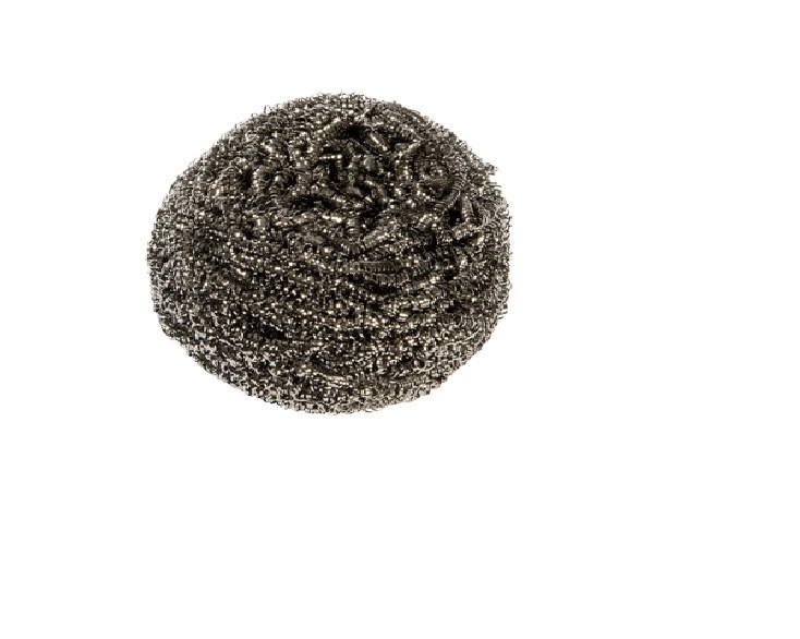 Spontex Steel Grey Scourer 160mm x 55mm, for Stainless Steel Use