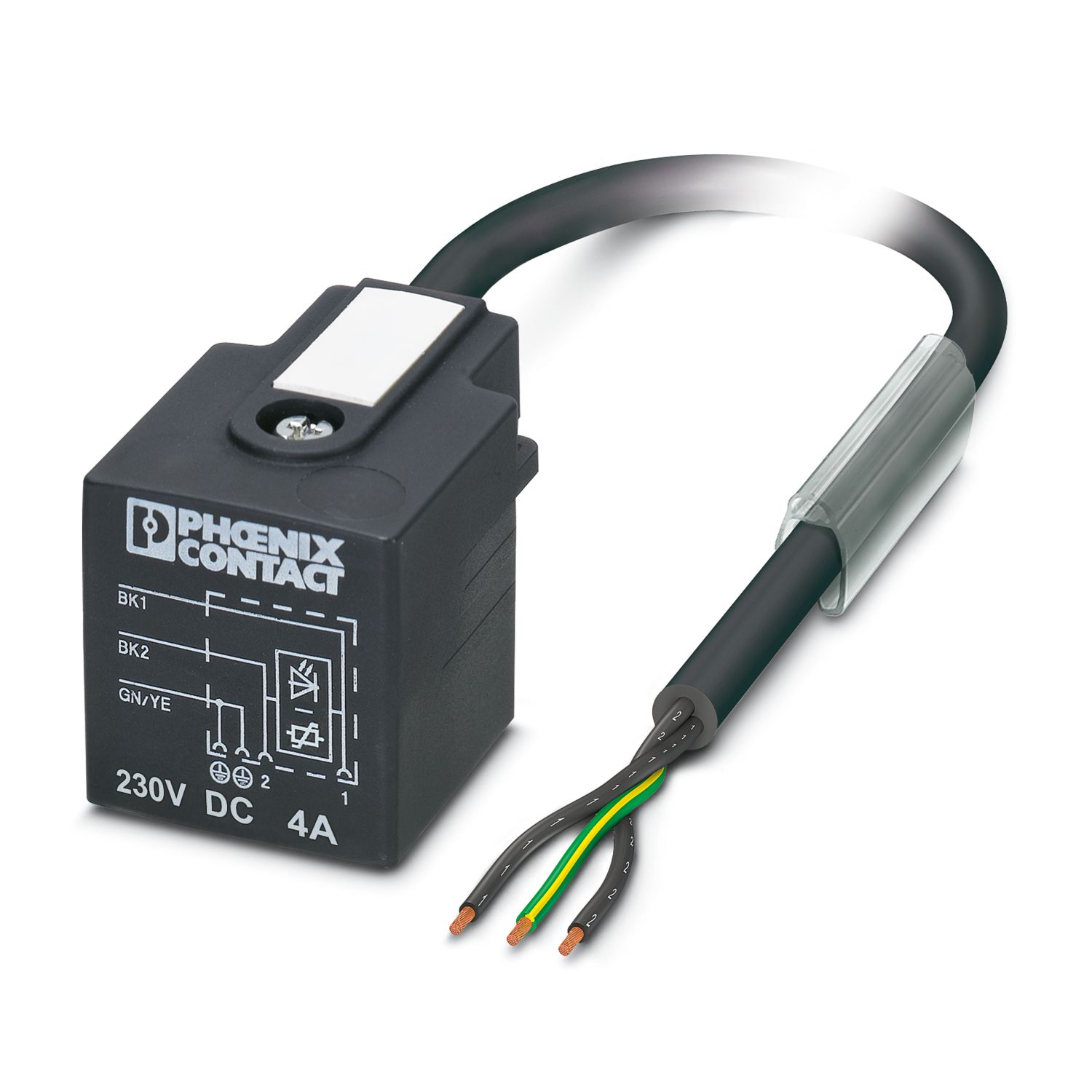 Phoenix Contact Male 3 way Free Cable End to 3 way Valve Connector A Sensor Actuator Cable, 3 m