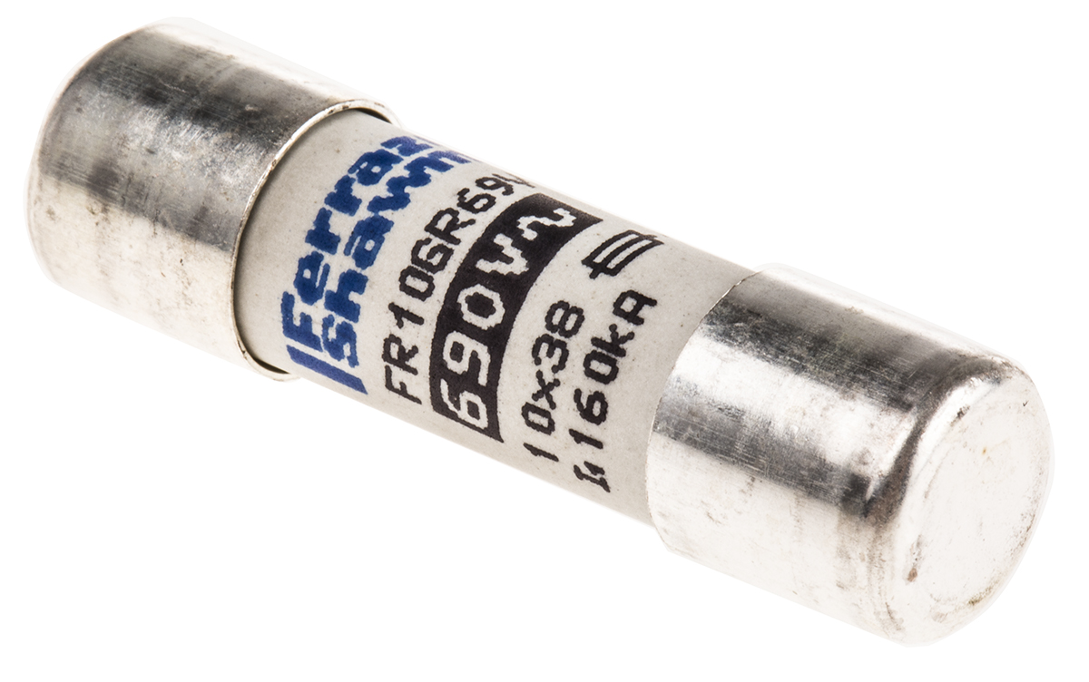 Mersen 12.5A FF Ceramic Cartridge Fuse, 10 x 38mm