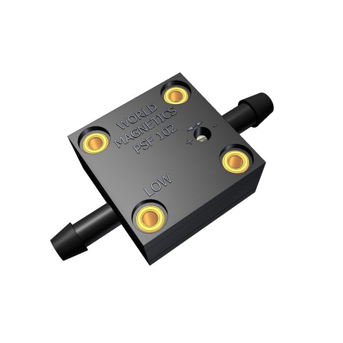 Variohm Group PSF102 Series Pressure Switch, 4.98mbar Min, 37.36mbar Max, SPST Output, Differential Reading