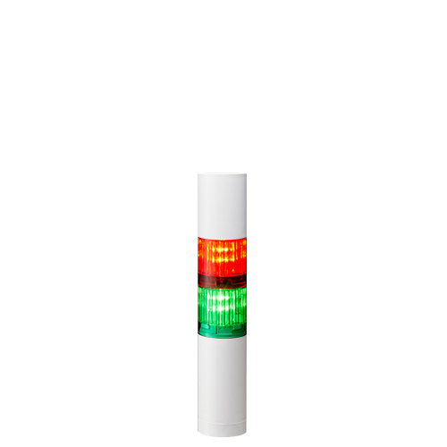 Patlite LR4 Series Coloured Buzzer Signal Tower, 2 Lights, 24 V dc, Direct Mount