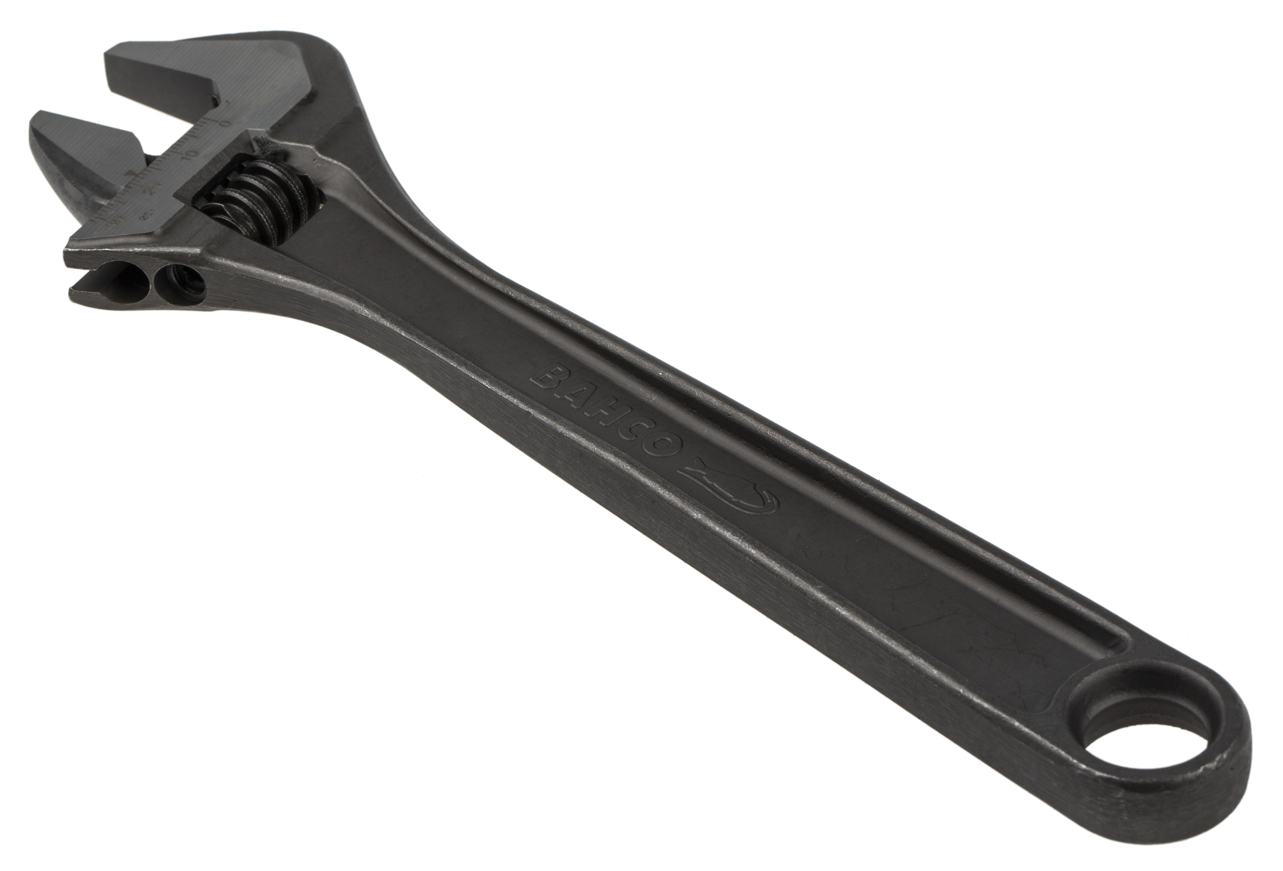 Bahco Adjustable Spanner, 255 mm Overall, 31mm Jaw Capacity, Metal Handle