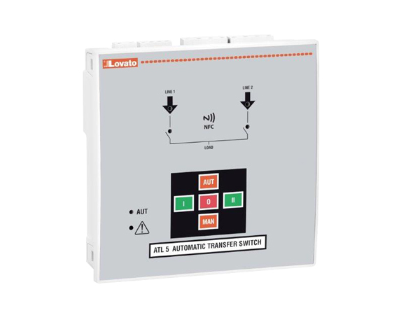 Lovato ATL Series Controller for Use with 2 Power Sources With Three Phase Control, Relay Output, 2-Input, Digital Input