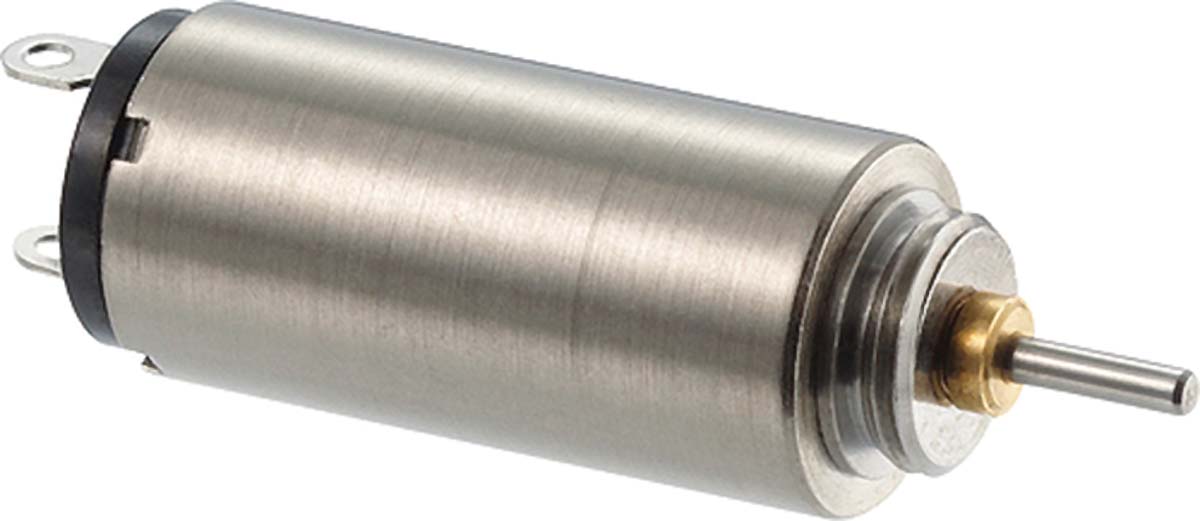 Faulhaber Brushed DC Motor, 0.4 W, 6 V dc, 0.7 mNm, 13000 rpm, 1.5mm Shaft Diameter