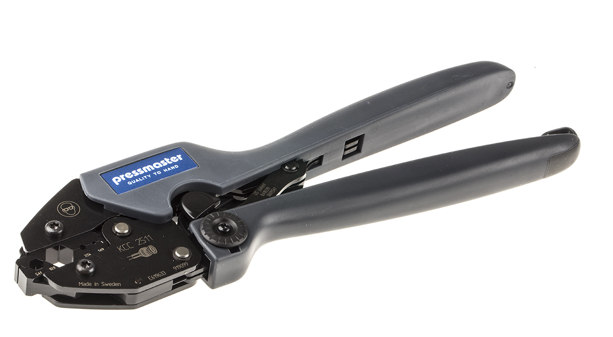 Pressmaster KCC 2511 Hand Ratcheting Crimp Tool for Coaxial Connectors