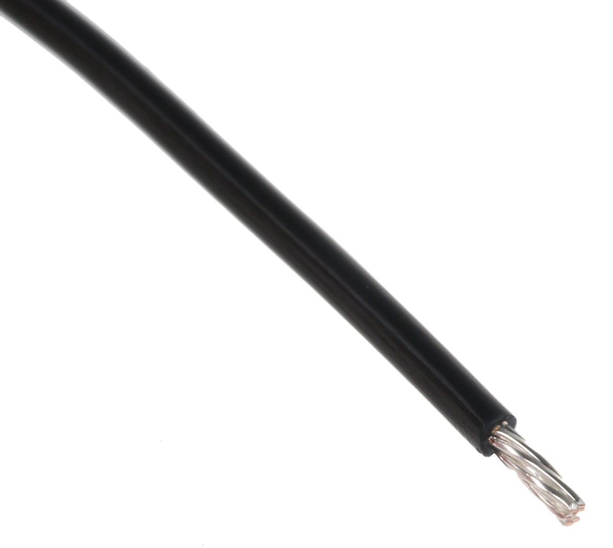 Alpha Wire Hook-up Wire TEFLON Series Black 0.35 mm² Hook Up Wire, 22 AWG, 7/0.25 mm, 30m, PTFE Insulation, 5855/7 BK005
