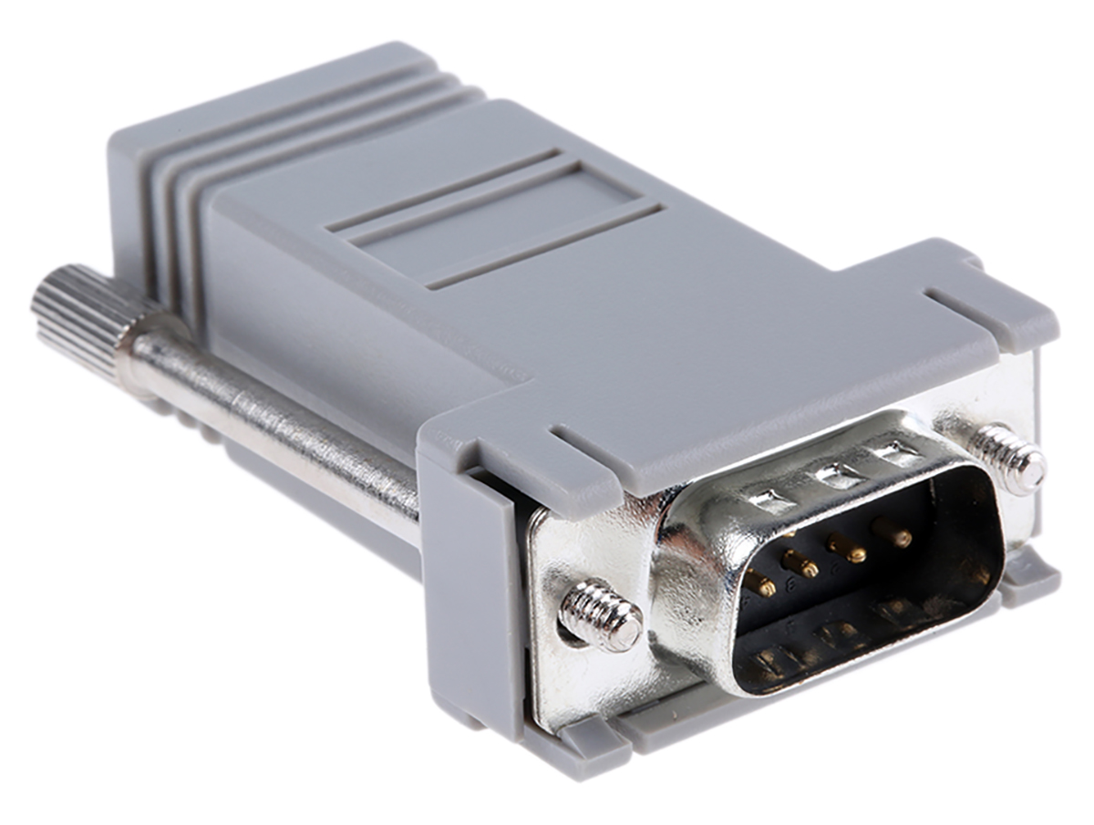 RS PRO D Sub Adapter Female RJ11 to Male 9 Way D-Sub