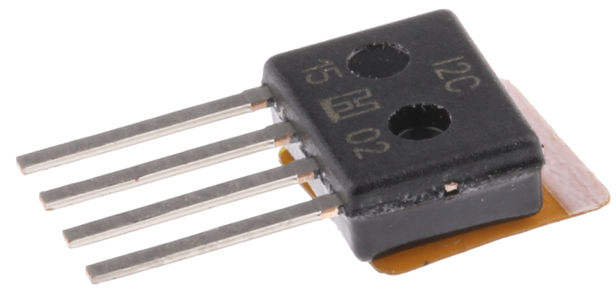 Honeywell HumidIcon HIH6100 Series Temperature Sensor, Digital Output, Through Hole Mount, Serial-I2C, ±4%RH, 4 Pins