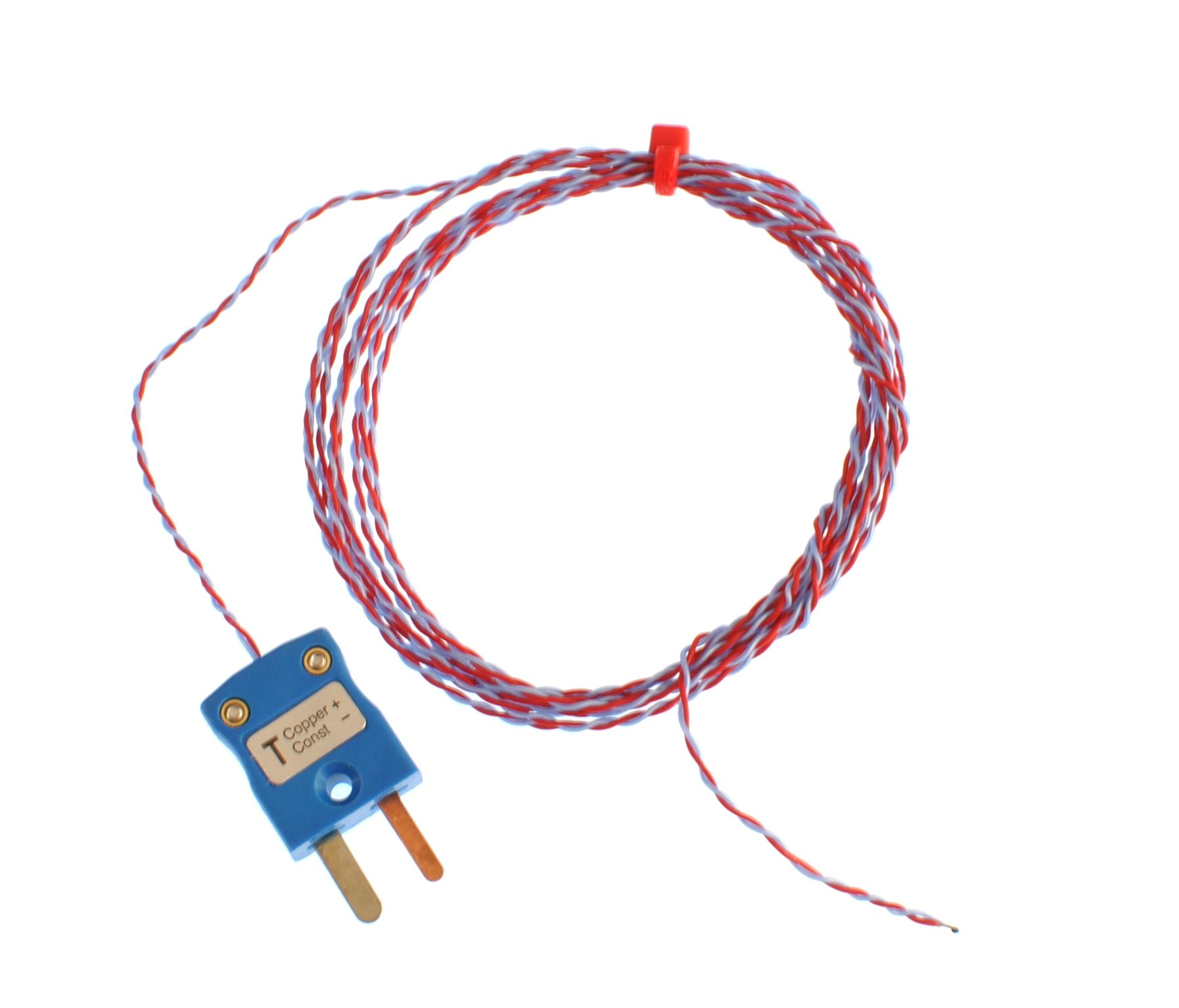 RS PRO Type T Exposed Junction Thermocouple 3m Length, 1/0.3mm Diameter, -75°C → +250°C