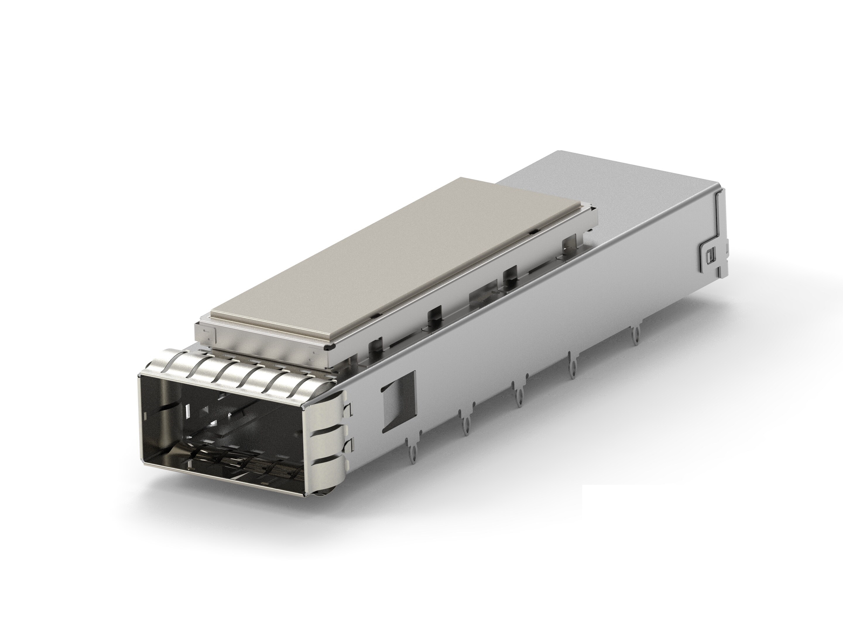 TE Connectivity QSFP-DD Cage Assembly for Printed Circuit Board, 2354751-1