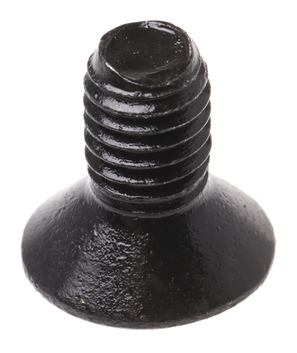 RS PRO Black, Self-Colour Steel Hex Socket Countersunk Screw, DIN 7991, M5 x 10mm