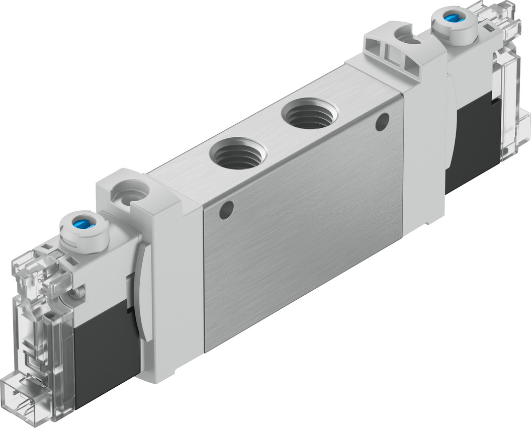 Festo 3/2 Solenoid Valve - Solenoid/Spring G 1/8 VUVG Series 24V dc, 8042562