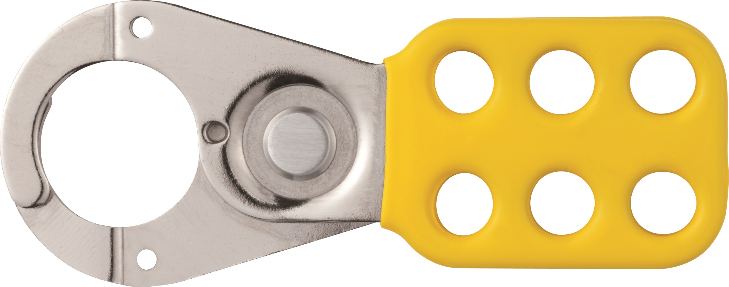 ABUS Yellow Steel Lockout Hasp, 3.81cm Attachment