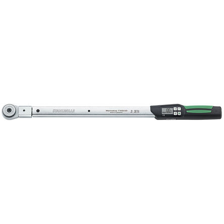 STAHLWILLE 730DR Digital Torque Wrench, 40 → 400Nm, 3/4 in Drive, Square Drive, 14 x 18mm Insert