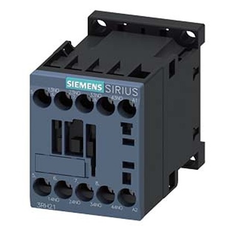 Siemens SIRIUS 3RH2 Contactor Relay, 240 V ac Coil, 4-Pole, 10 A, 4NO, 690 V ac