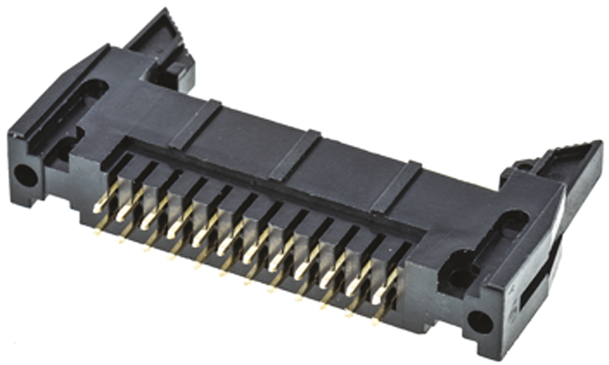 Amphenol Communications Solutions T816 Series Straight Through Hole PCB Header, 24 Contact(s), 2.54 mm Pitch, 2 Row,
