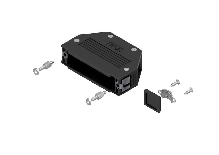 Amphenol Industrial 16-0032 Cable Mount D-sub Connector, with Snap locks
