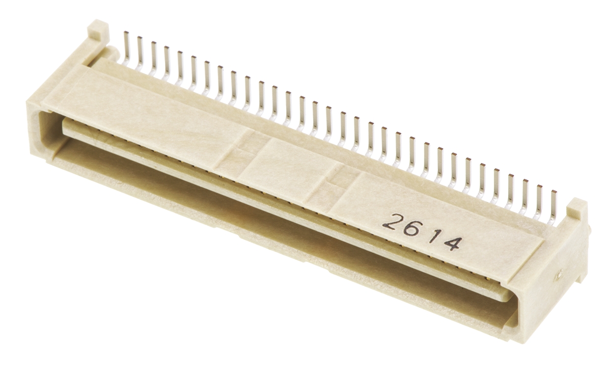 Molex PMC Mezzanine Series Straight Surface PCB Header, 64 Contact(s), 1 mm Pitch, 2 Row, Shrouded