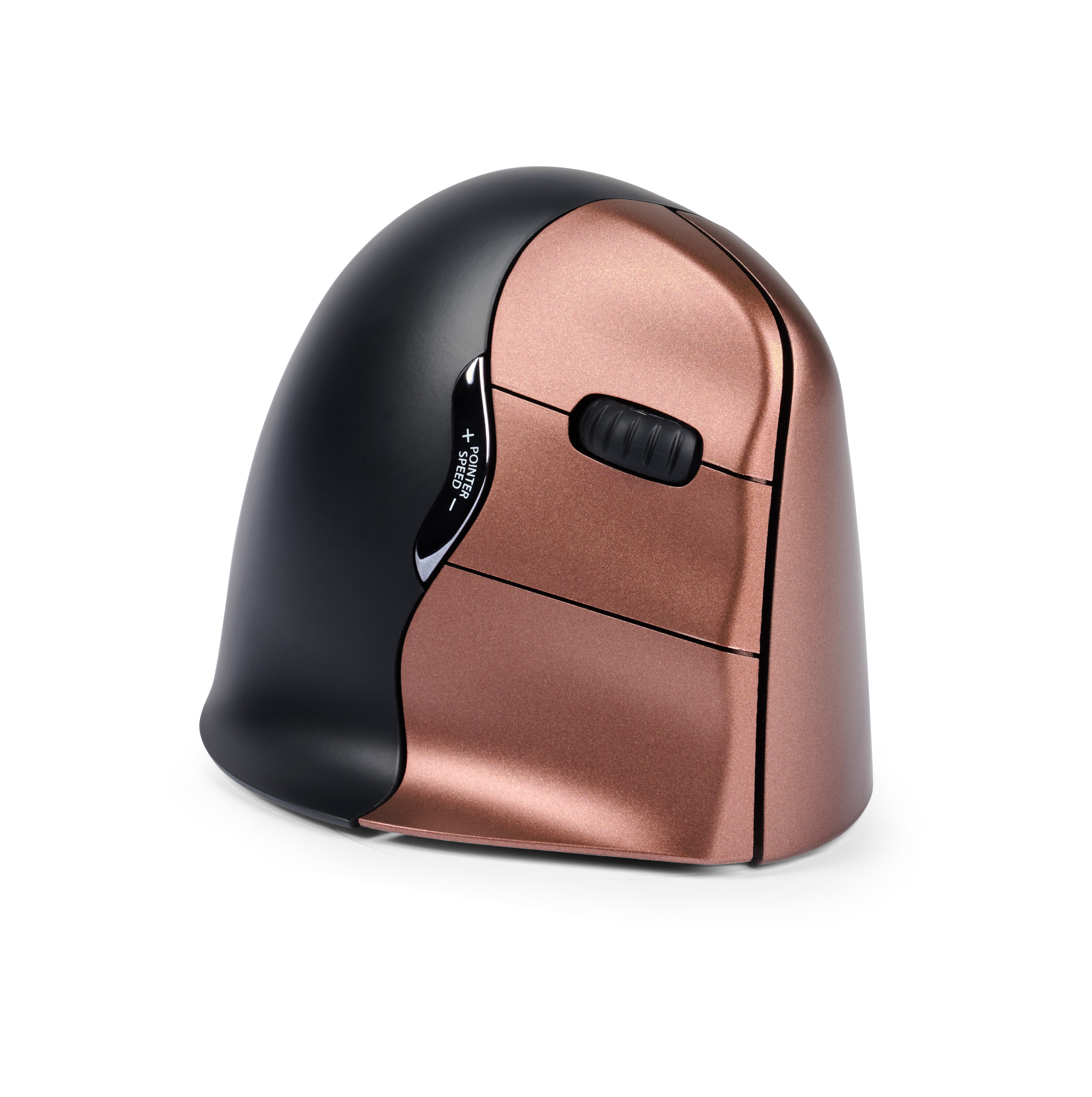 Evoluent BNEEVR4SW 6 Button Wireless Vertical Laser Mouse Brown