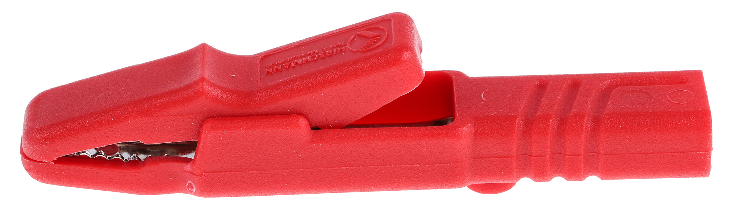 Hirschmann Test & Measurement Crocodile Clip 4 mm Connection, Brass Contact, 25A, Red