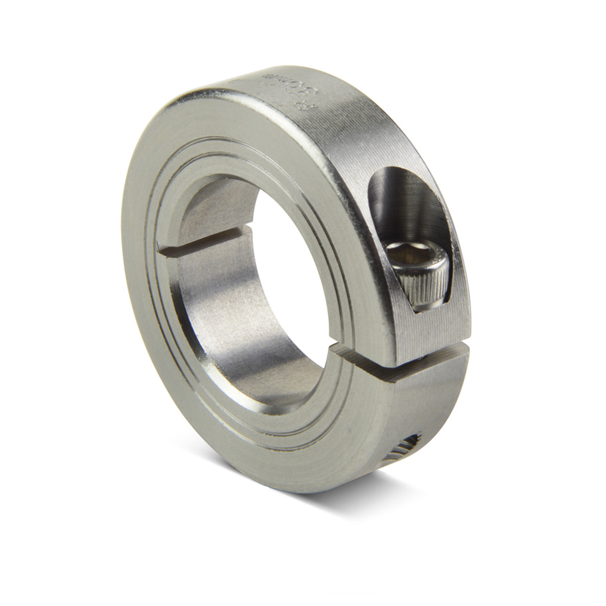Ruland Shaft Collar, One Piece, Clamp Screw, Bore 6mm, OD 16mm, W 9mm, Stainless Steel