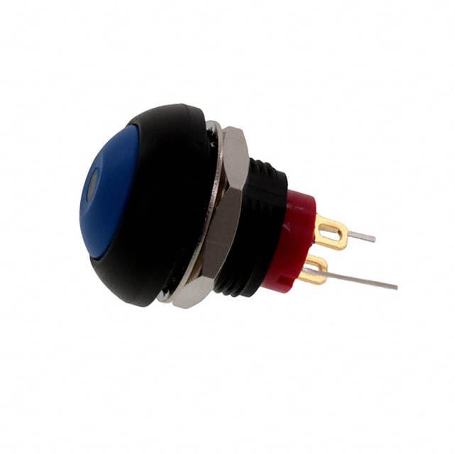 TE Connectivity PB6 Series Illuminated Push Button Switch, (On)-Off, Panel Mount, SPST - NO, Blue LED, 50 V dc, 125V