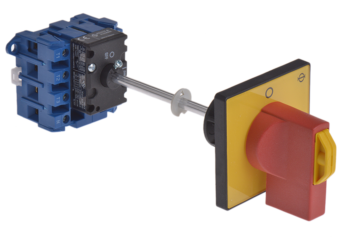Kraus & Naimer 4P Pole Isolator Switch - 32A Maximum Current, 11kW Power Rating, IP65