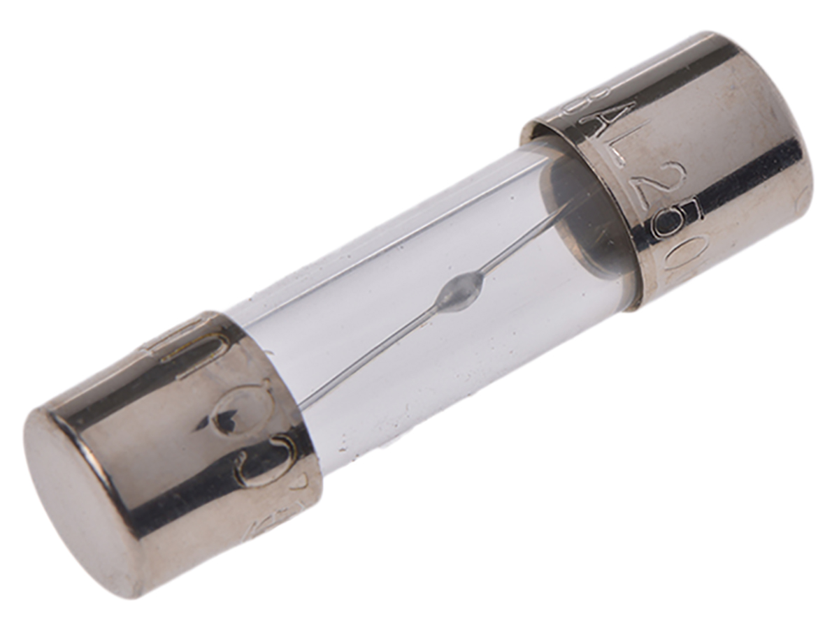 RS PRO 8A T Glass Cartridge Fuse, 5 x 20mm