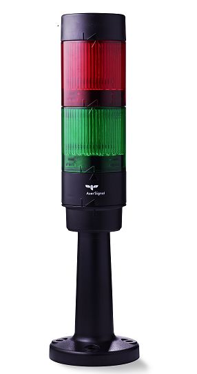 AUER Signal Modul-Compete 50 Series Green, Red Signal Tower, 2 Lights, 24 V dc