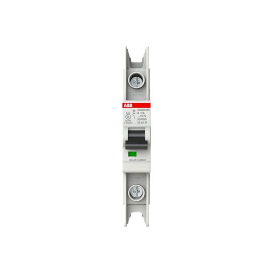 ABB System Pro M Compact SU200 MR Circuit Breaker, 1P, 3A Curve K, 230V AC, 10 kA Breaking Capacity
