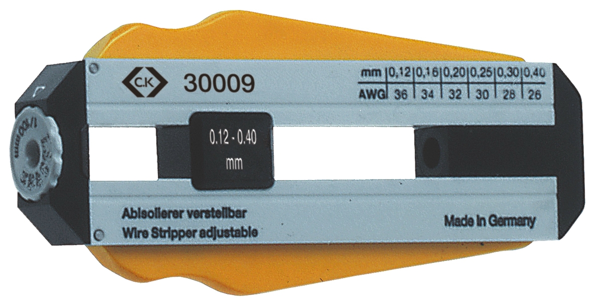 CK Wire Stripper, 0.12mm Min, 0.4mm Max, 98 mm Overall