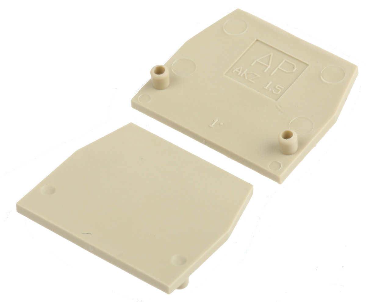 Weidmuller AP Series End Cover for Use with DIN Rail Terminal Blocks