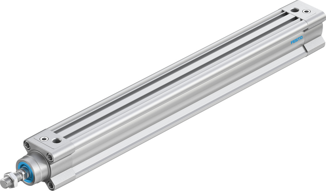 Festo Pneumatic Piston Rod Cylinder - 2123074 32 mm Bore, 300 mm DSBC Series, Double Acting Acting