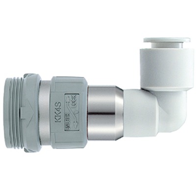 SMC Stainless Steel Female Coupler Nipple, 1/2 in Female One Touch Fitting