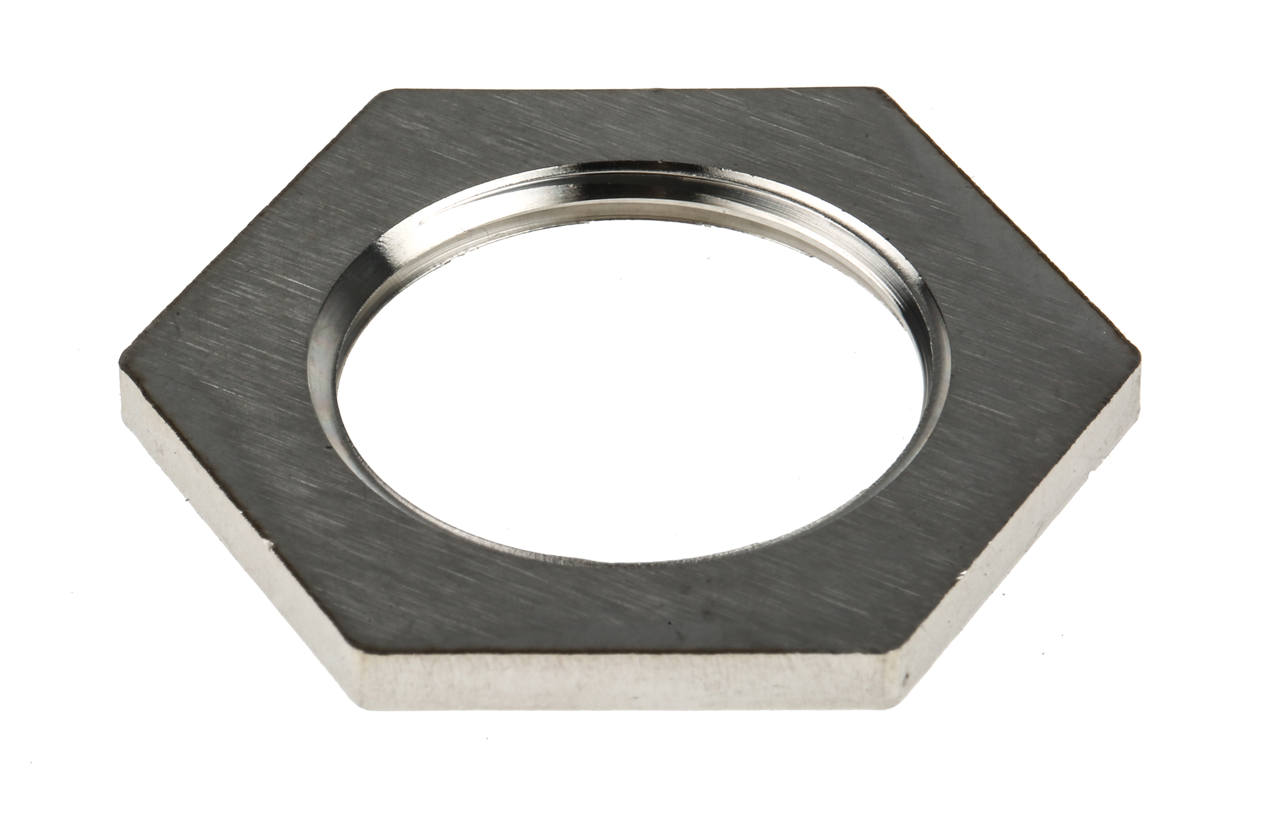RS PRO Silver 316 Stainless Steel Cable Gland Locknut, M25 Thread