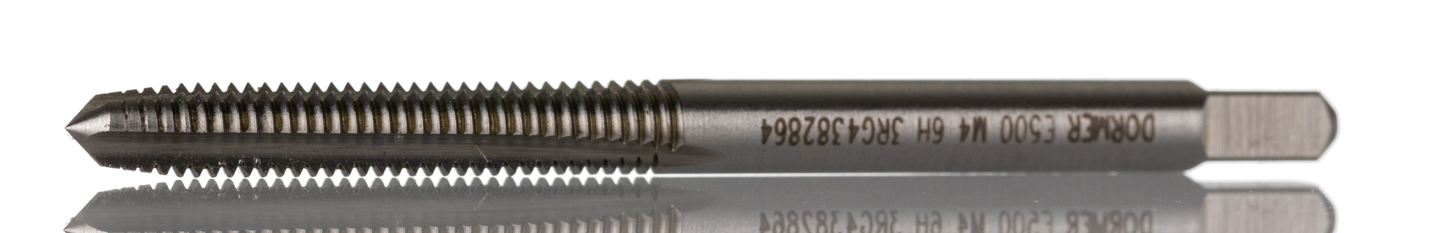 Dormer Threading Tap HSS 1-Piece 0.7mm Pitch Metric Standard Machine Tap M4 Thread