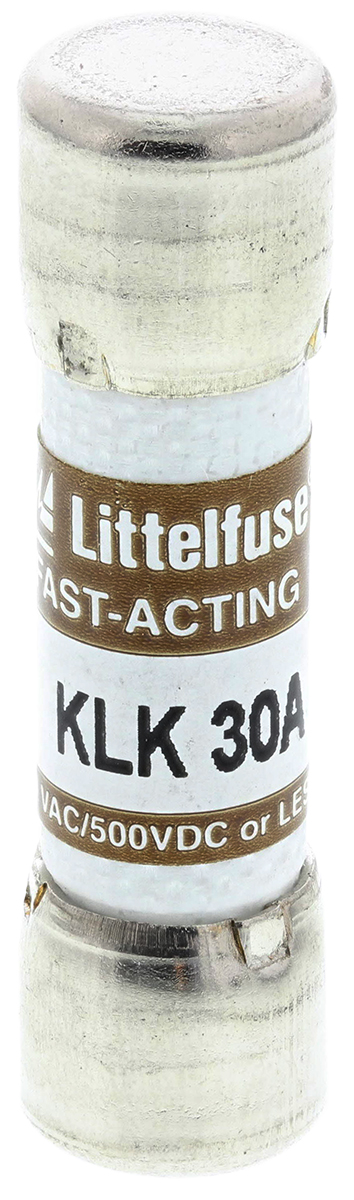 Littelfuse 30A F Melamine Cartridge Fuse, 10 x 38mm